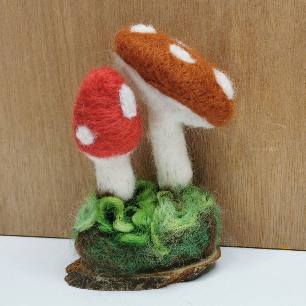 Toadstool Needle Felting Kit The Prolific Crafter